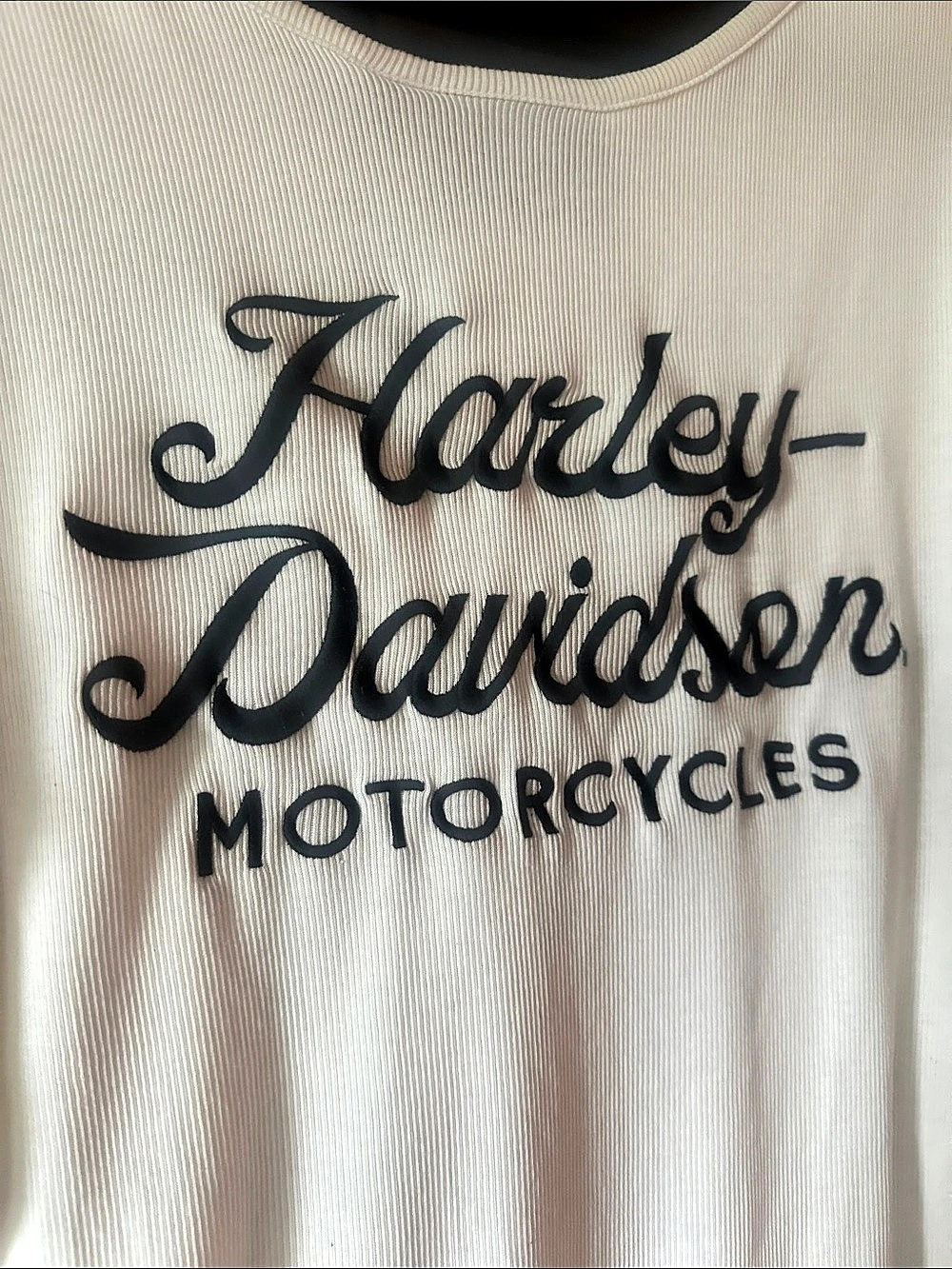 Harley-Davidson Long Sleeve Graphic Tee White & Black Like New: Size 1W / fitsXL - Picture 6 of 6